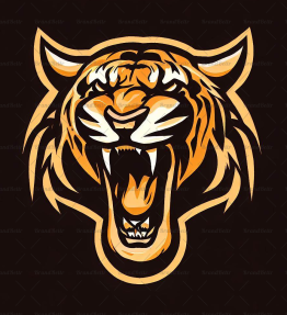 Brüllender Tiger